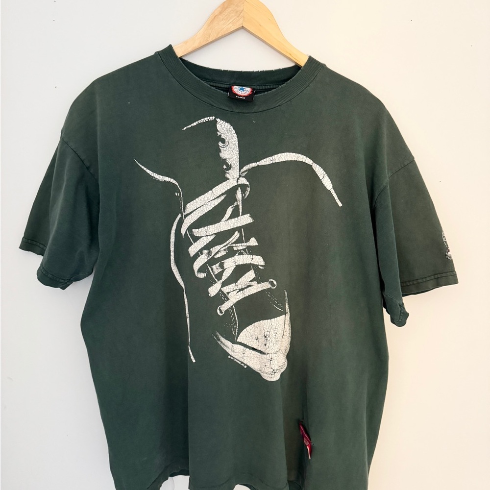 Vintage 90’s Converse Chuck Taylor High Graphic Tee Size XL USA Made